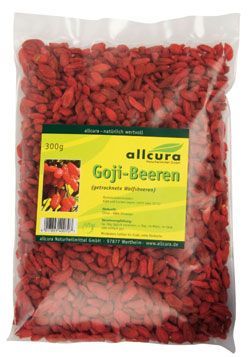 Goji Beeren Allcura 4*300g 52,45 € Gojibeeren (43,7€/1kg)