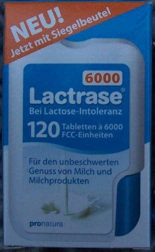Lactrase 6000 FCC    120 St Lactose Intoleranz
